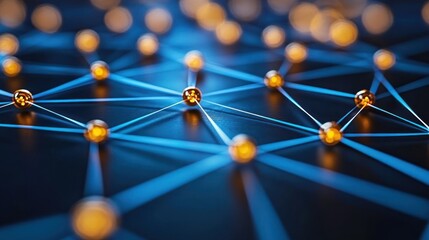 Abstract network connection.