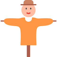 Scare Crow Vector Icon