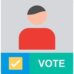 Candidate Banner Vector Icon