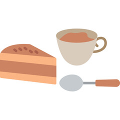 Coffee Served Vector Icon