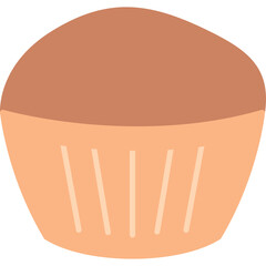 Chocolate Muffin Vector Icon