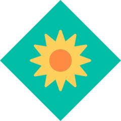 Optical Radiation Vector Icon