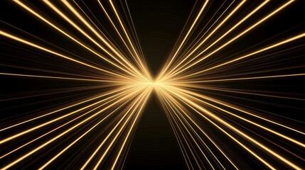Obraz premium golden Laser Beam