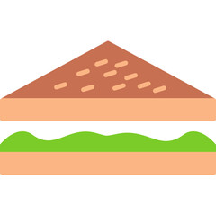 Unique Sandwich Vector Icon