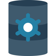 Unique Database Management Vector Icon