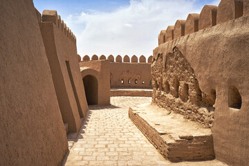 Fortifications at the outer defensive wall of Itchan Kala old town