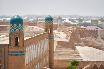 Outer defensive walls of Itchan Kala old town