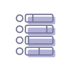 Obraz premium Chart vector icon