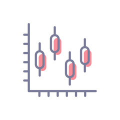 Chart vector icon