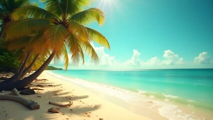 "Caribbean Paradise: Tropical Beaches, Crystal Waters, and Sun-Kissed Shores"