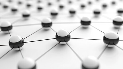 Network nodes connecting globally; data flow