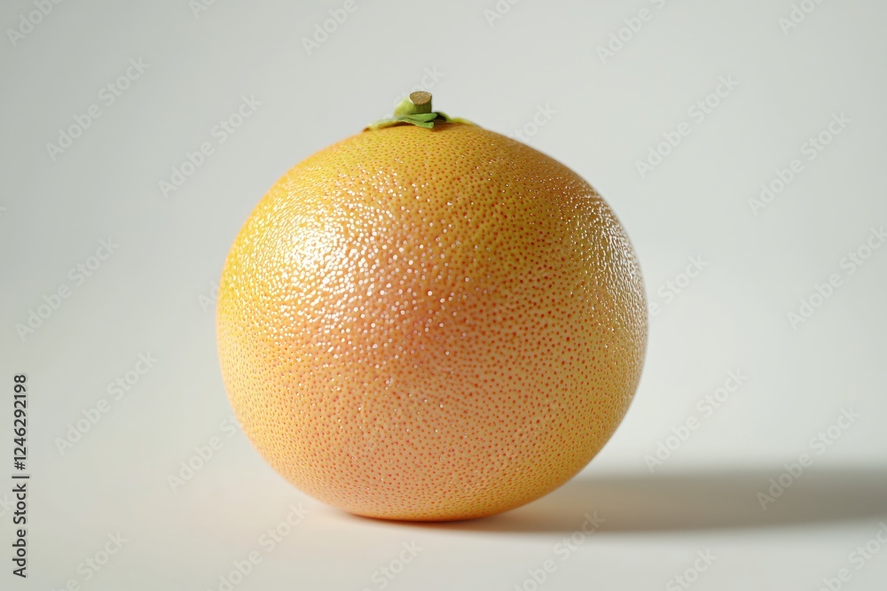 Aufkleber fresh grapefruit still life capturing citrus aroma and vibrant colors on a clean background