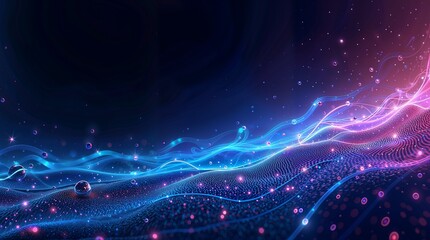 Abstract Neon Waves,The Future in Pixels,Step Into the Future,High-Tech Digital Backgrounds in 4K,Neon Lights & Digital Innovation,A Sci-Fi Dream,Glowing Circuitry & Holographic Vibes for Modern Desig