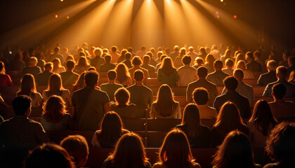 Reverent congregation praying during Maundy Thursday service, spirituality