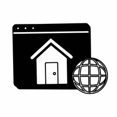 web home line icon
