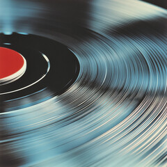 A classic vinyl record 