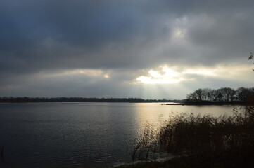 sunset on the water, beautiful pond, outdoor recreation