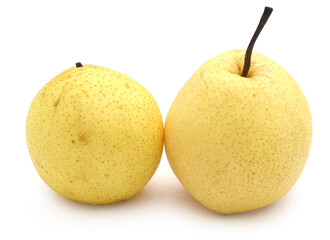 Comice Pear Isolated On White Background - stock photo