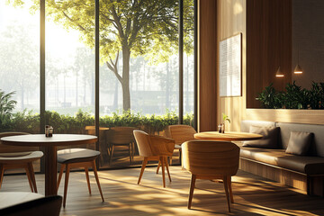 Obraz premium Coffee shop interior