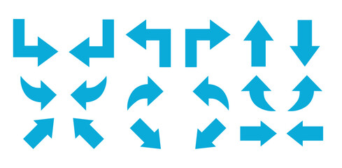 Arrows set black icons. Arrow icon. Arrow vector collection. Doddle arrow set, collection of arrows. Collection different arrows sign
