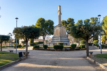 Monument located in the Joaquin Acacio Moreno Park, in the municipality of Villarrobledo, Spain.