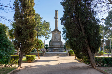 Monument located in the Joaquin Acacio Moreno Park, in the municipality of Villarrobledo, Spain.