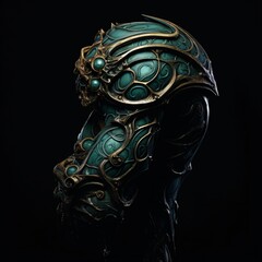 Professional Bodybuilder Isolated on Black Background for Fitness Concept