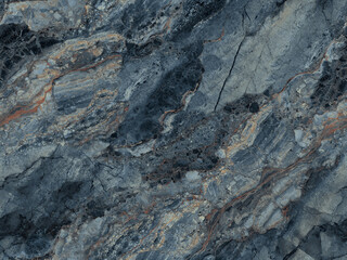 Wall seamless pattern with marble rocks. Realistic interior material background of cement stone....