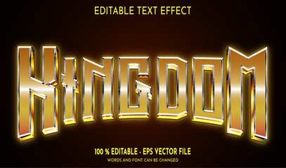 KIingdom Editable Text Effect