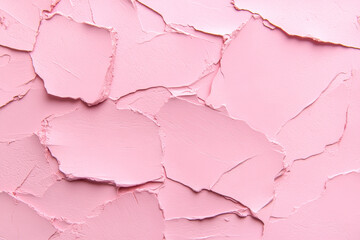 Textured pastel pink cracked wall surface artistic abstract background