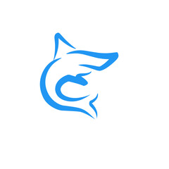 shark logo design