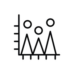 Chart vector icon