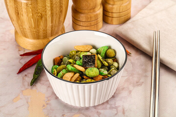 Japanese snack - Wasabi endo arare cracker