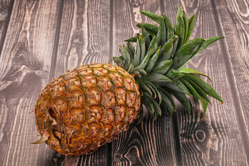 Ripe sweet juicy pineapple fruit