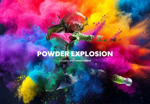 Powder Explosion Effect
