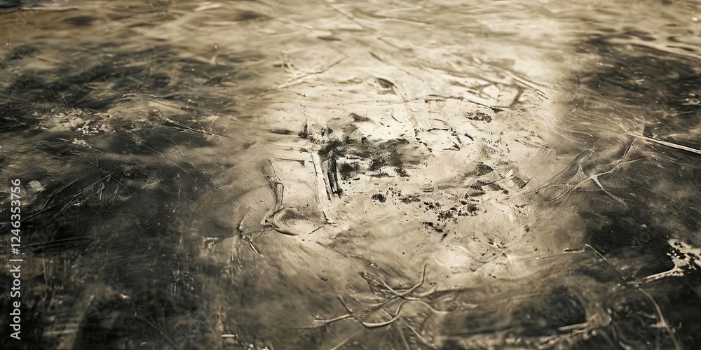 Poster a grey surface with a few scratches and marks