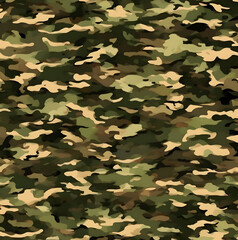 camouflage, blurred background, khaki brown, protective pattern, modern design for uniform