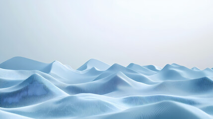 Fresh and simple blue waves