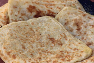 Traditional Moroccan Flatbread known as Msemmen
