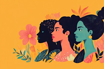 Social media post design with an inspiring quote like 'Here’s to Strong Women May We Know Them, Be Them, and Raise Them