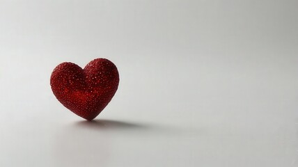 Fototapeta premium heart, love, valentine, shape, symbol, romance, red, day, isolated, valentines, celebration, holiday, romantic, passion, heart shape, decoration, candy, glass, wedding, 3d, sweet, gift, valentine's da