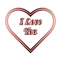 Heart icon love symbol icon on white background