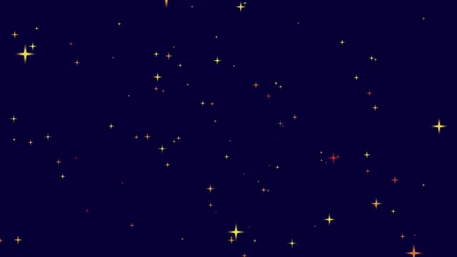 Space pattern. Abstract seamless pattern. Stars on a black background.