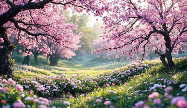 pink cherry blossom footage. Spring theme footage