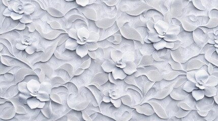 A modern yet classic lace background in a sophisticated gray shade, with intricate filigree 