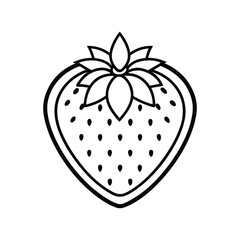 vector illustration of a strawberry
