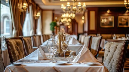 Elegant Dining Room Table Set for Fine Dining Experience