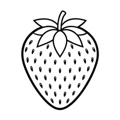 strawberry icon vector illustration
