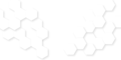 Fototapeta premium Minimal white hexagonal hexagon modern technology creative emboss light honeycomb polygonal web. abstract geometric science and mosaic tile with template texture background. 