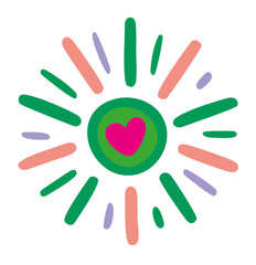 colorful hand prints